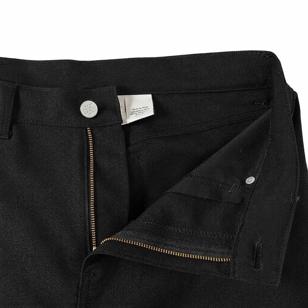 Calvin Klein Jeans Women’s Size 9 Black Bootcut Jeans Made in USA Inseam 32